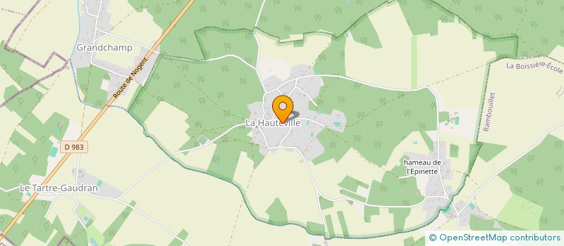 localisation de l'entreprise MONSIEUR CHARLES-HENRY LATHIERE  LA HAUTEVILLE