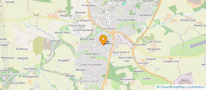 localisation de l'entreprise MONSIEUR CHARLES-HENRY MEUNIER  GOUESNOU