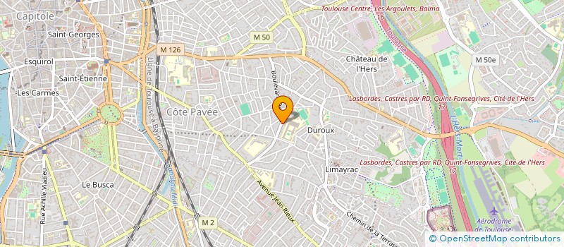 localisation de l'entreprise MONSIEUR CHARLES-HENRY PIU  TOULOUSE