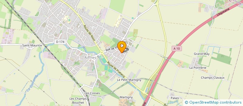 localisation de l'entreprise MONSIEUR CHARLES HERAUD  AIFFRES