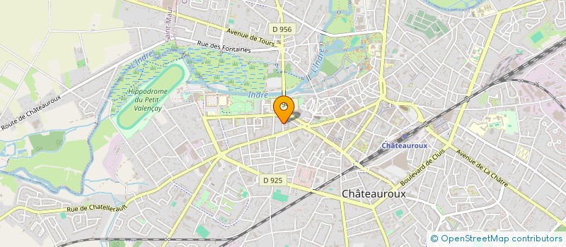 localisation de l'entreprise MONSIEUR CHARLES HERBODEAU à CHATEAUROUX
