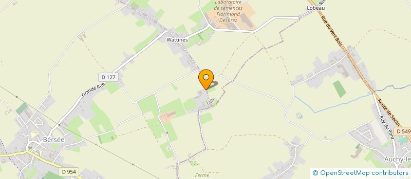 localisation de l'entreprise MONSIEUR CHARLES HERMET  BERSEE