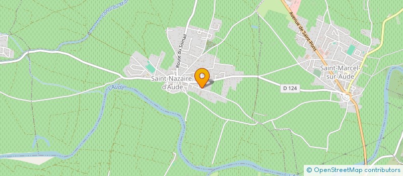 localisation de l'entreprise MONSIEUR CHARLES HERNANDEZ  SAINT NAZAIRE D'AUDE