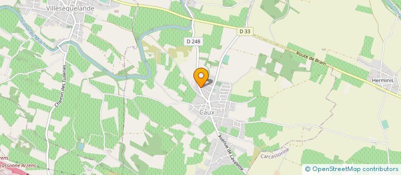 localisation de l'entreprise MONSIEUR CHARLES HERRBACH  CAUX ET SAUZENS