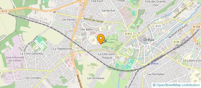 localisation de l'entreprise MONSIEUR CHARLES HERVE à DREUX