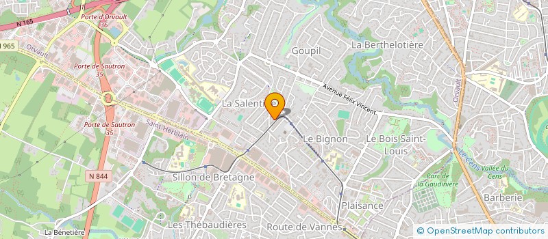 localisation de l'entreprise MONSIEUR CHARLES HERVIEU à LA BAULE-ESCOUBLAC