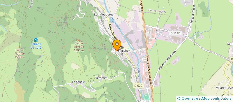 localisation de l'entreprise MONSIEUR CHARLES HINOJO-GOMEZ  SAINT-HONORE