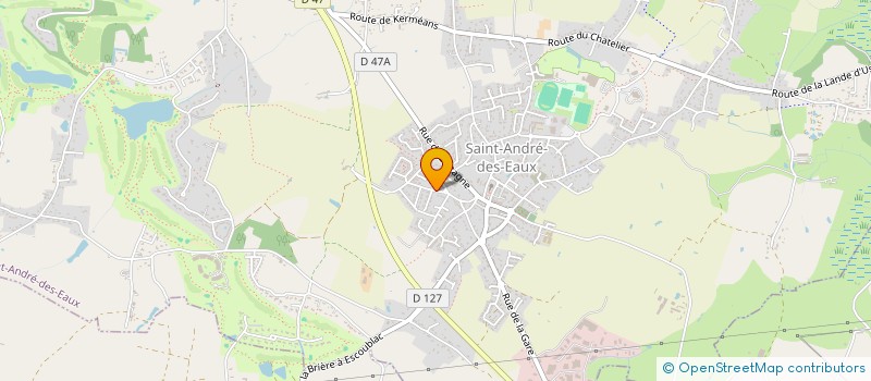 localisation de l'entreprise MONSIEUR CHARLES HIROUX à SAINT-ANDRE-DES-EAUX
