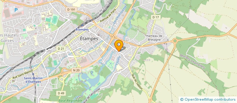 localisation de l'entreprise MONSIEUR CHARLES HOAREAU à ETAMPES