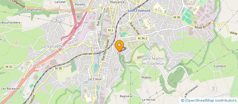 localisation de l'entreprise MONSIEUR CHARLES HOFFMANN  SAINT-CHAMOND