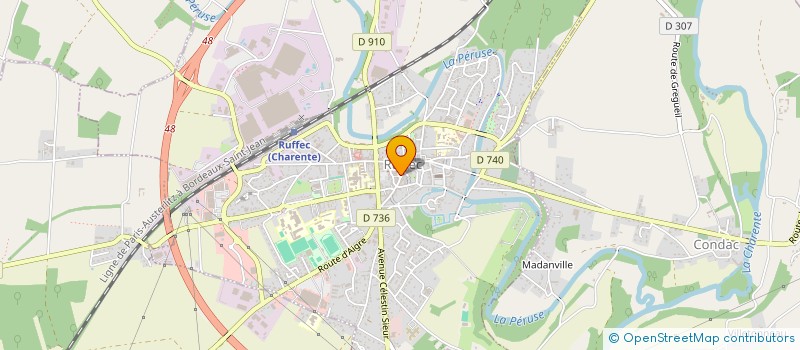 localisation de l'entreprise MONSIEUR CHARLES HORMECH  RUFFEC