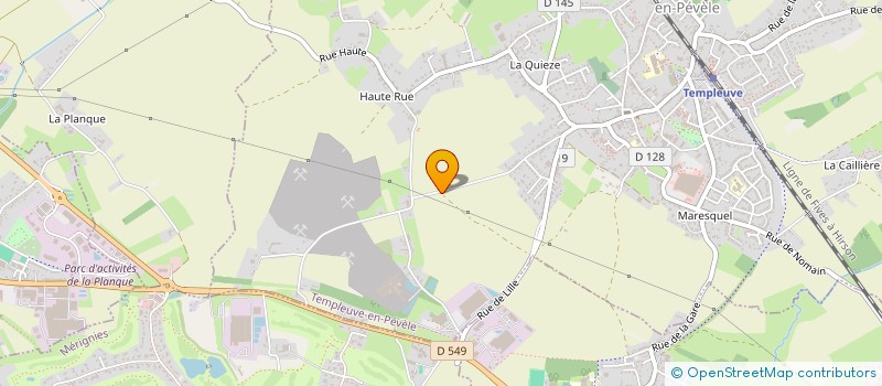 localisation de l'entreprise MONSIEUR CHARLES-HUBERT BASUIAU  TEMPLEUVE EN PEVELE