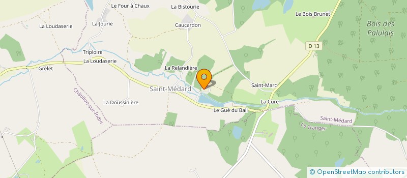 localisation de l'entreprise MONSIEUR CHARLES-HUBERT LE VAILLANT DE CHAUDENAY à SAINT-MEDARD