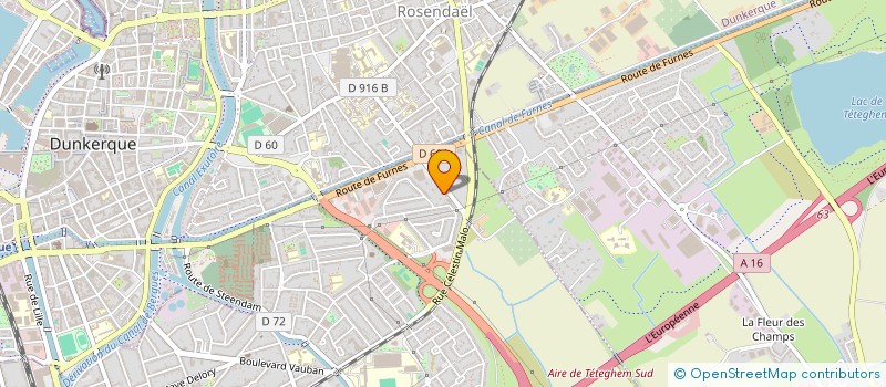 localisation de l'entreprise MONSIEUR CHARLES HUDELO  COUDEKERQUE-BRANCHE