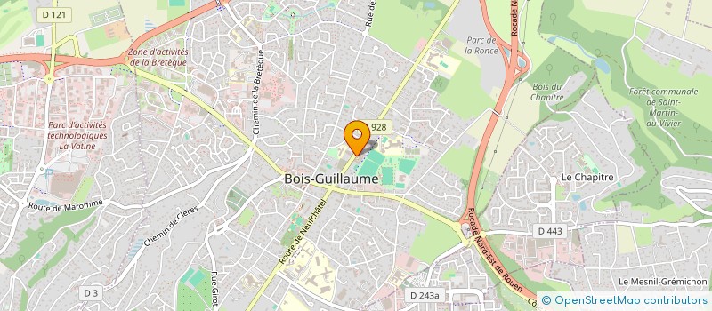 localisation de l'entreprise MONSIEUR CHARLES-HUGO ONNO à BOIS-GUILLAUME