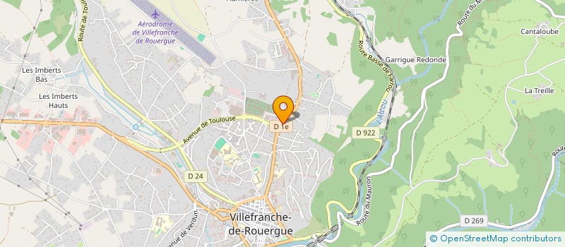 localisation de l'entreprise MONSIEUR CHARLES HUGONENC  VILLEFRANCHE-DE-ROUERGUE