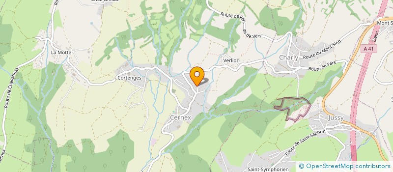 localisation de l'entreprise MONSIEUR CHARLES ISENBERG  CERNEX