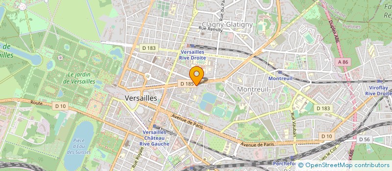 localisation de l'entreprise MONSIEUR CHARLES ISORNI à VERSAILLES