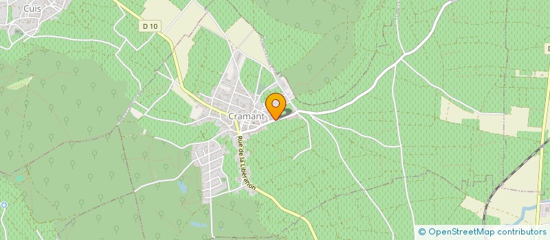 localisation de l'entreprise MONSIEUR CHARLES ISSELEE  CRAMANT