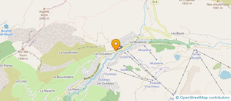 localisation de l'entreprise MONSIEUR CHARLES JACQUET  LE GRAND-BORNAND