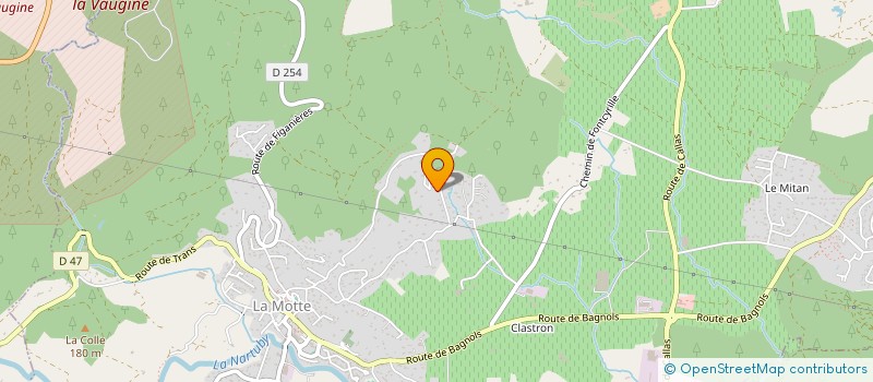 localisation de l'entreprise MONSIEUR CHARLES JACQUOT  LA MOTTE