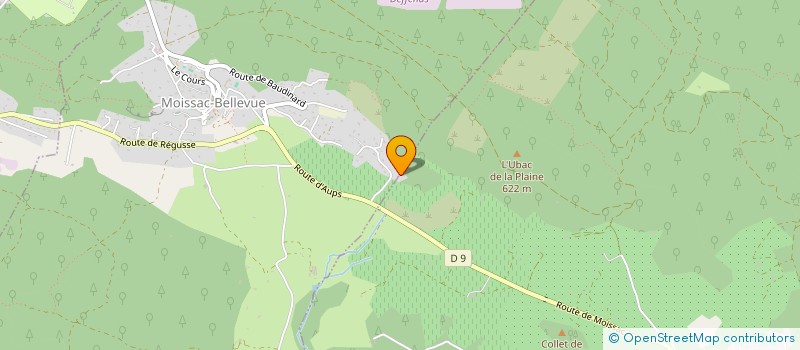 localisation de l'entreprise MONSIEUR CHARLES JAEGGI  ARTIGNOSC-SUR-VERDON