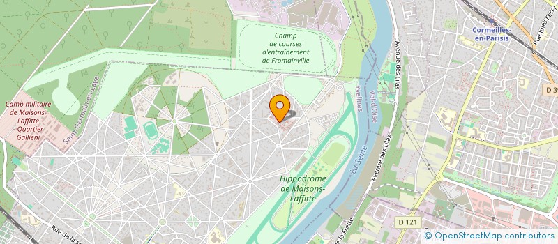 localisation de l'entreprise MONSIEUR CHARLES JAMBUT  MAISONS-LAFFITTE