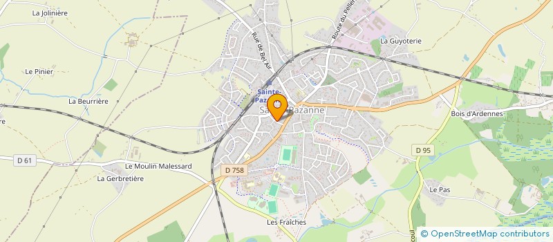 localisation de l'entreprise MONSIEUR CHARLES JAMET à SAINTE-PAZANNE