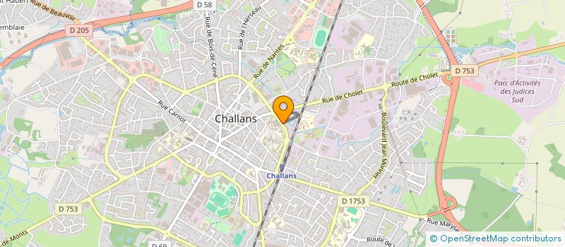 localisation de l'entreprise MONSIEUR CHARLES JANIERE à CHALLANS