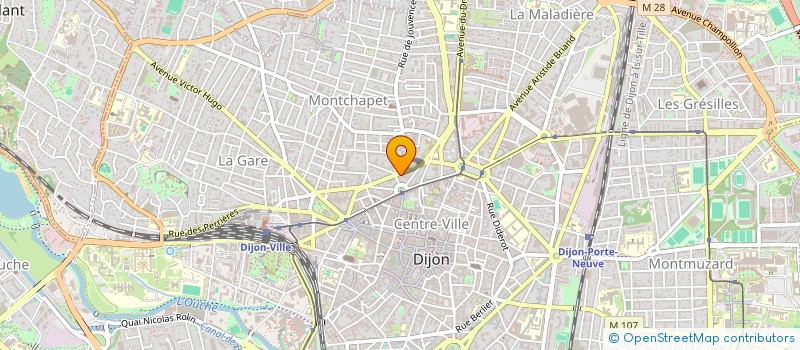 localisation de l'entreprise MONSIEUR CHARLES JANNIN à DIJON