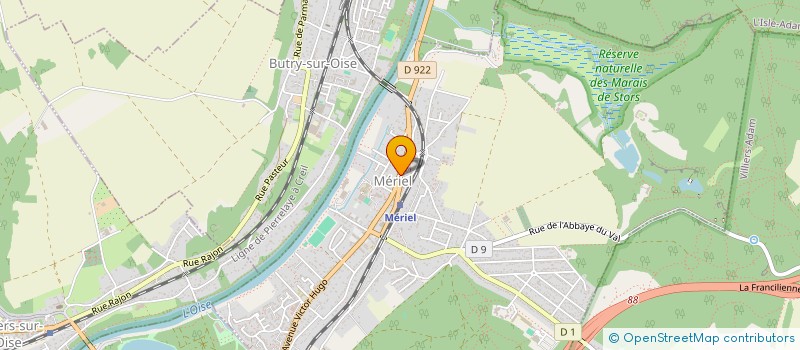 localisation de l'entreprise MONSIEUR CHARLES-JELLOUL AMARI  MERIEL