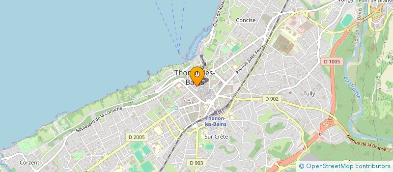 localisation de l'entreprise MONSIEUR CHARLES JOLLY à THONON-LES-BAINS
