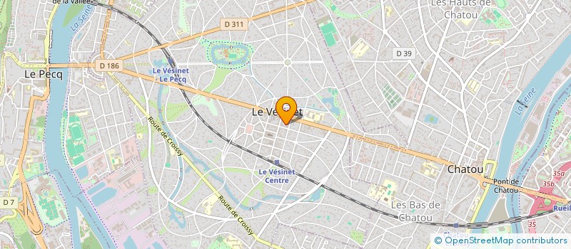 localisation de l'entreprise MONSIEUR CHARLES JULIEN  LE VESINET