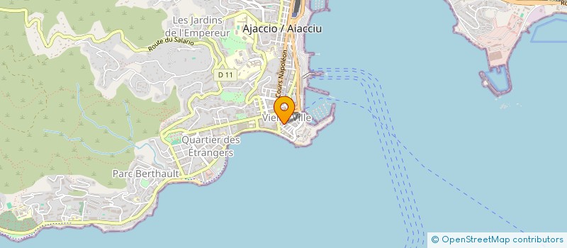 localisation de l'entreprise MONSIEUR CHARLES KARSENTY à AJACCIO
