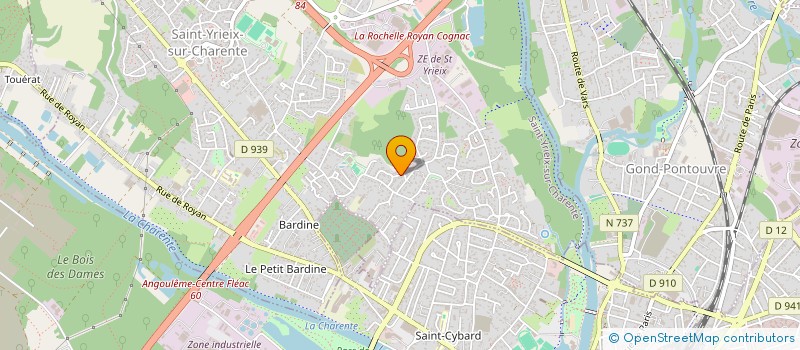 localisation de l'entreprise MONSIEUR CHARLES KASMI à SAINT-YRIEIX-SUR-CHARENTE