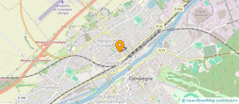 localisation de l'entreprise MONSIEUR CHARLES KATOUDI  COMPIEGNE