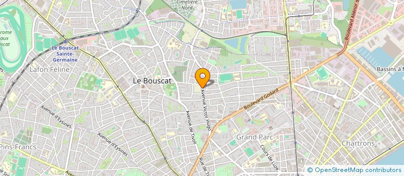 localisation de l'entreprise MONSIEUR CHARLES KERSANTE  LE BOUSCAT