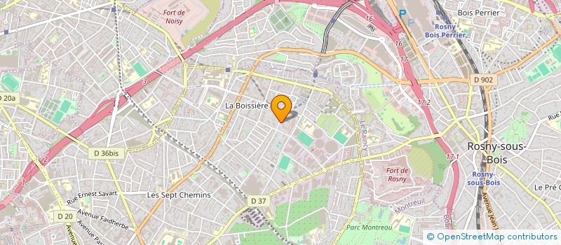 localisation de l'entreprise MONSIEUR CHARLES KISOLOKELE à MONTREUIL