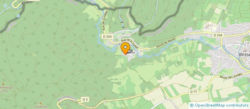 localisation de l'entreprise MONSIEUR CHARLES KLEIN  WISSEMBOURG