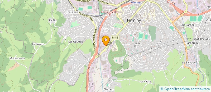 localisation de l'entreprise MONSIEUR CHARLES KOCK  FIRMINY