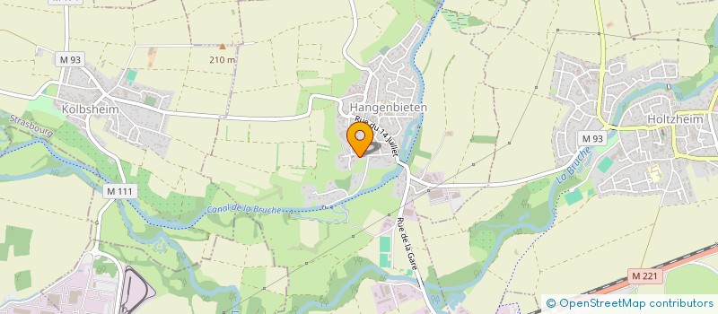 localisation de l'entreprise MONSIEUR CHARLES KOLB CHEYNEL  BREUSCHWICKERSHEIM