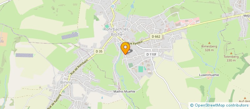 localisation de l'entreprise MONSIEUR CHARLES KORMILZIN  ROHRBACH-LES-BITCHE