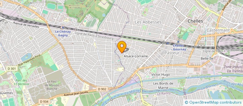 localisation de l'entreprise MONSIEUR CHARLES KOUM MFOMOU  CHELLES