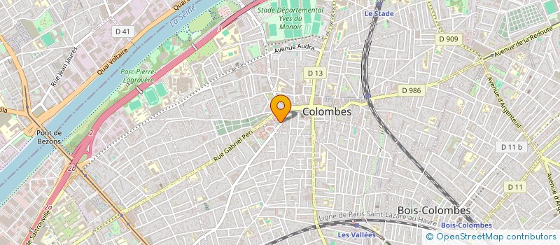 localisation de l'entreprise MONSIEUR CHARLES KOUTOUA FATO à COLOMBES