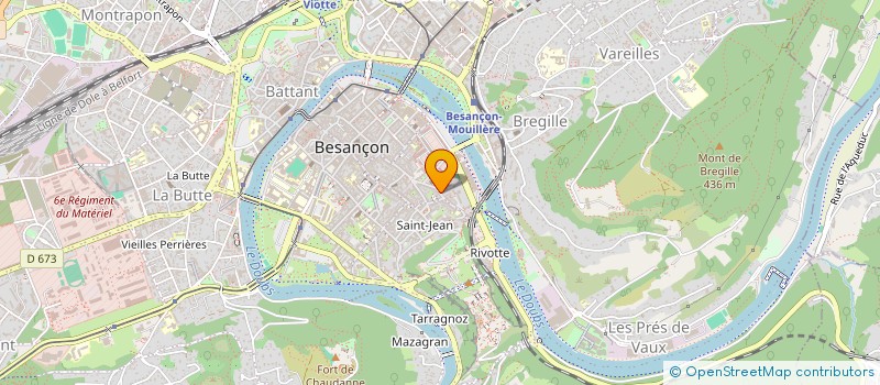 localisation de l'entreprise MONSIEUR CHARLES KRUG à BESANCON