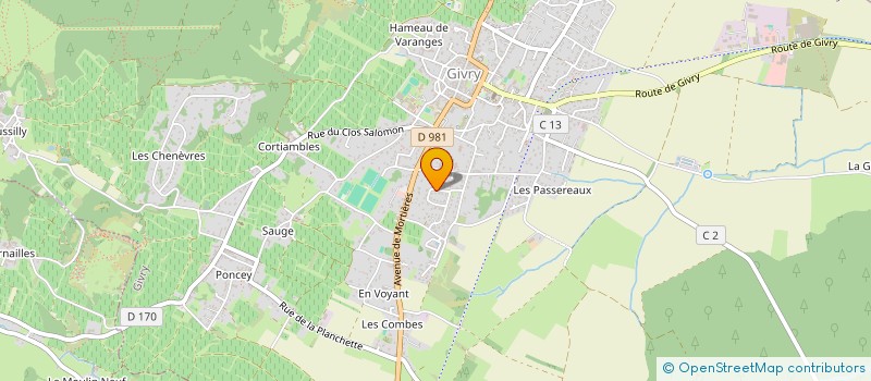 localisation de l'entreprise MONSIEUR CHARLES KUBISTA à GIVRY