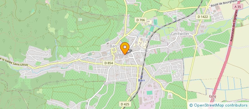 localisation de l'entreprise MONSIEUR CHARLES KUNTZ  BARR