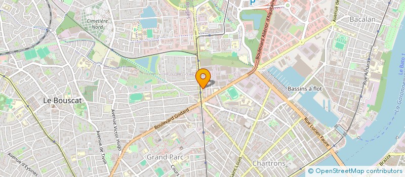 localisation de l'entreprise MONSIEUR CHARLES LABREZE  BORDEAUX