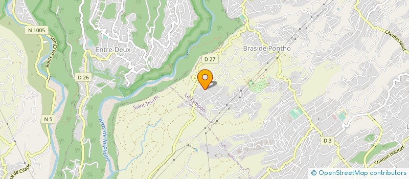 localisation de l'entreprise MONSIEUR CHARLES LACOUTURE  LE TAMPON