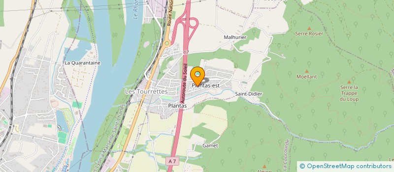 localisation de l'entreprise MONSIEUR CHARLES LACROIX  CHATEAUNEUF-DU-RHONE